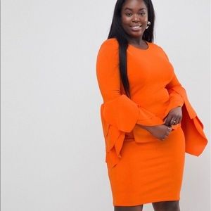 ASOS Flare Sleeve Party Dress 🥳